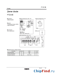 Datasheet PTZ11B manufacturer Rohm
